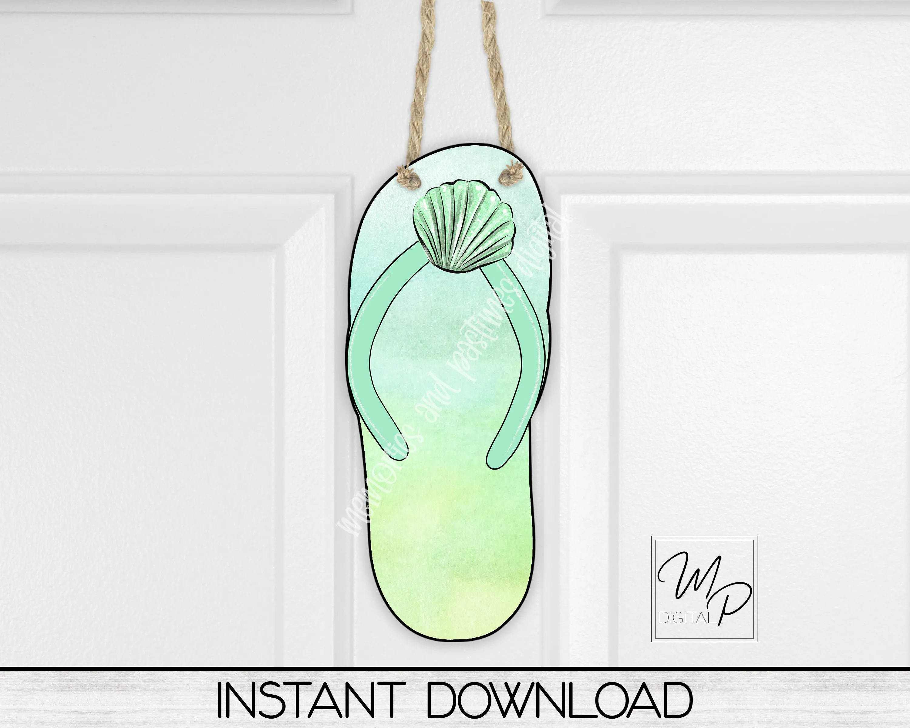 Beach Flip Flop Earrings Bundle Sublimation PNG Design, Digital Download