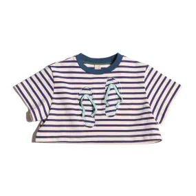 FLIP FLOP CROPPED TEE