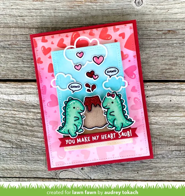 Lawn Cuts Custom Craft Die RAWR Flip-Flop*