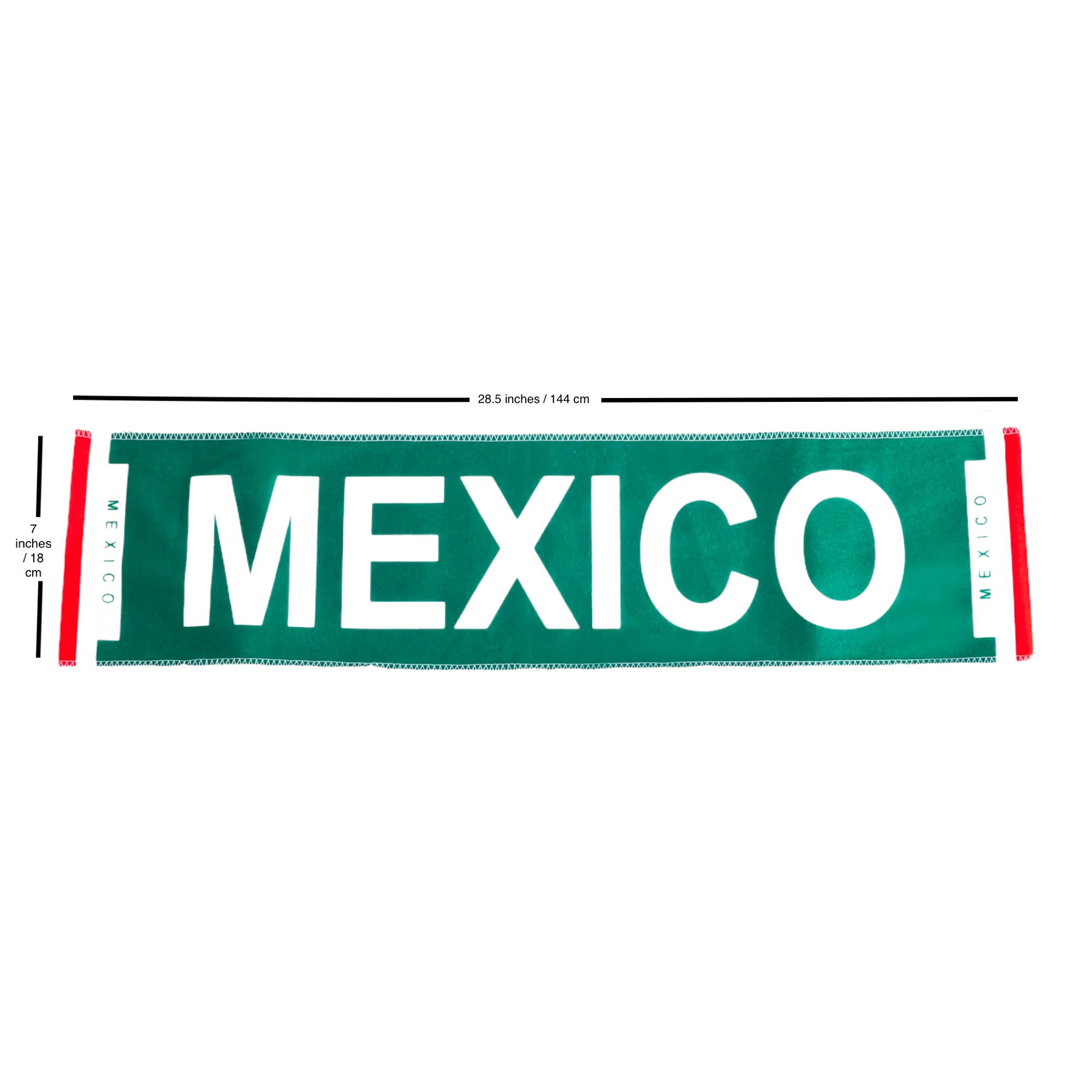 Mexico Fans Soccer 3 Pcs Kit plus Free Body Paint Stick