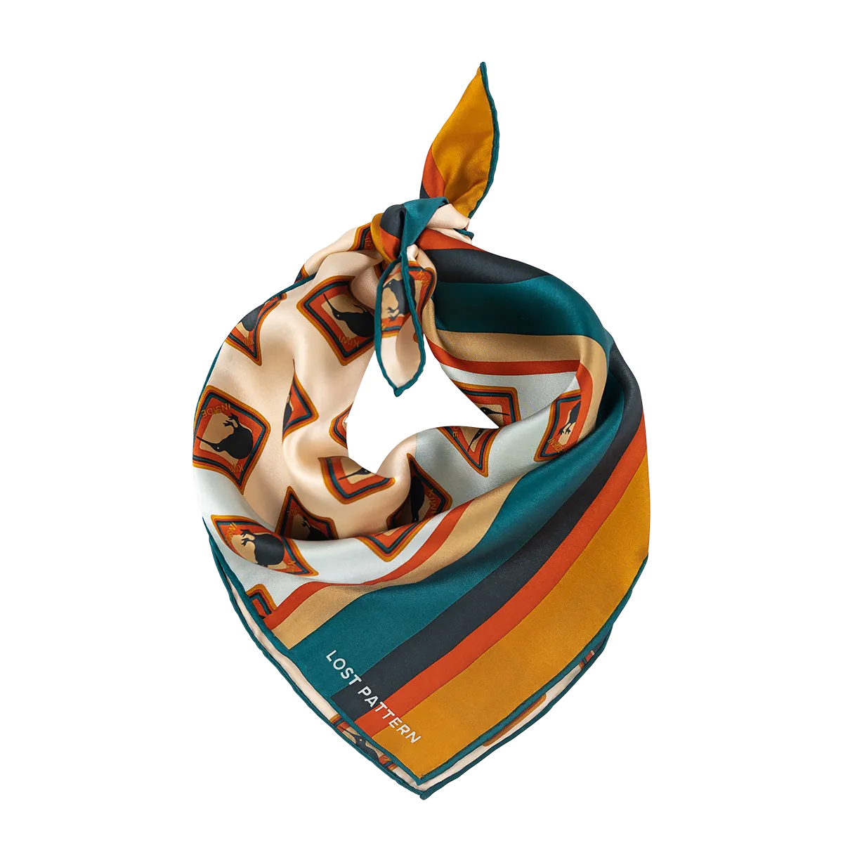 "Kiwi" Silk Bandana