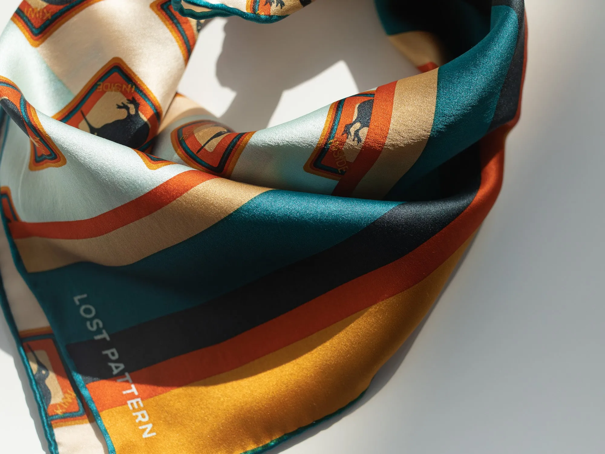 "Kiwi" Silk Bandana