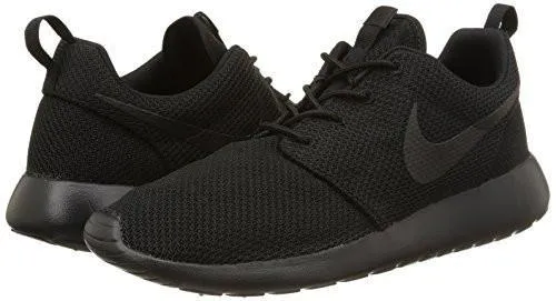 Roshe One Black/Black Running Shoe 10 US